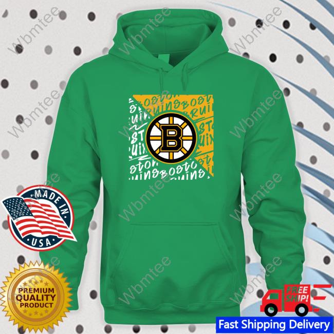 Boston Bruins Black Divide T-Shirt Boston Bruins Black Divide T-Shirt