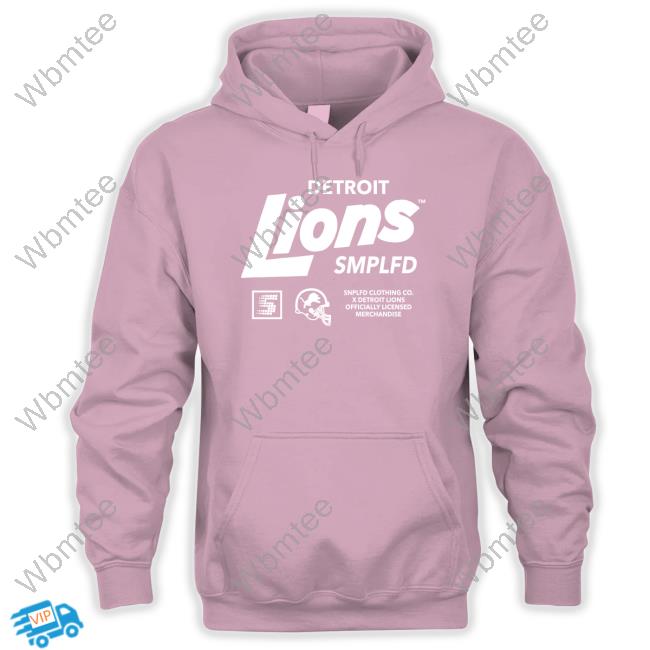 Shop Detroit Lions SMPLFD 2023 T-Shirt Clothing