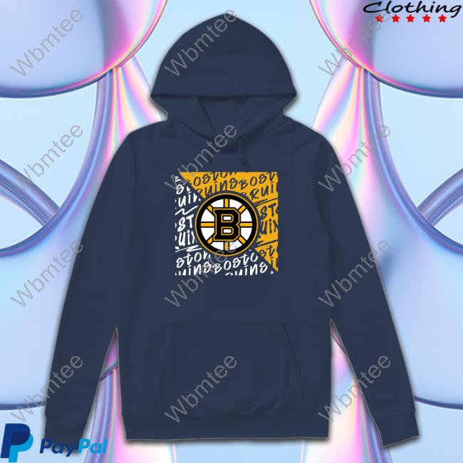 Boston Bruins Black Divide T-Shirt Boston Bruins Black Divide T-Shirt