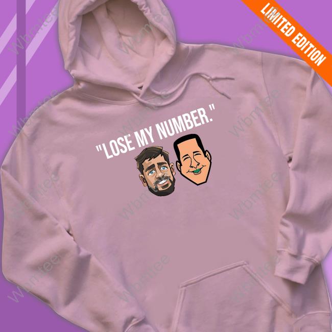 aaron rodgers and adam schefter lose my number T-Shirt - TeeHex