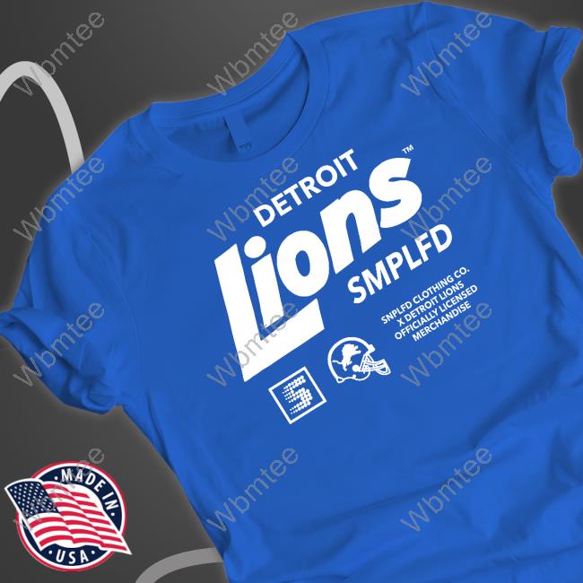 Detroit Lions SMPLFD Shirt - WBMTEE