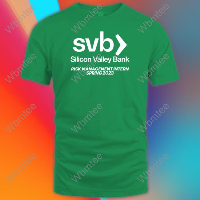 Official Crying In The Club Merch SVB Silicon Valley Bank Risk Management Intern Spring 2023 Shirt