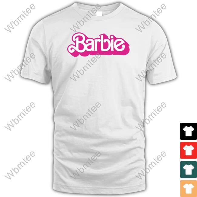 Barbie Classic Logo Unisex White Long Sleeve Shirt 2XL