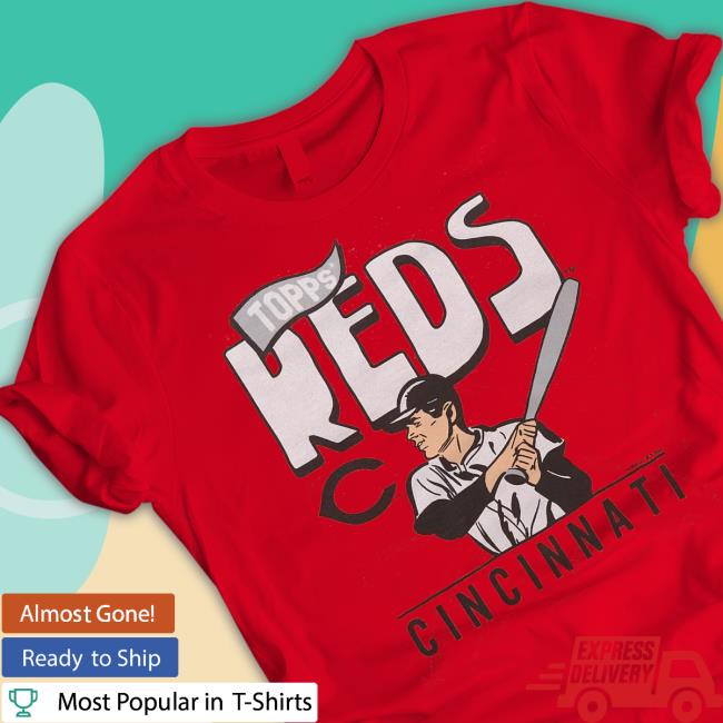 Custom Cincinnati Reds Youth Red Backer Long Sleeve T-Shirt 