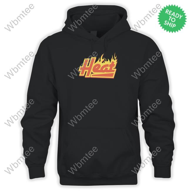 Official Miami Heat Merch Court Culture Heat Flames Tee Official Miami Heat Merch Court Culture Heat Flames Tee