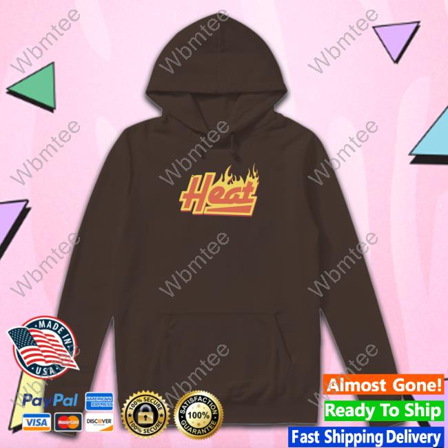 Official Miami Heat Merch Court Culture Heat Flames Tee Official Miami Heat Merch Court Culture Heat Flames Tee
