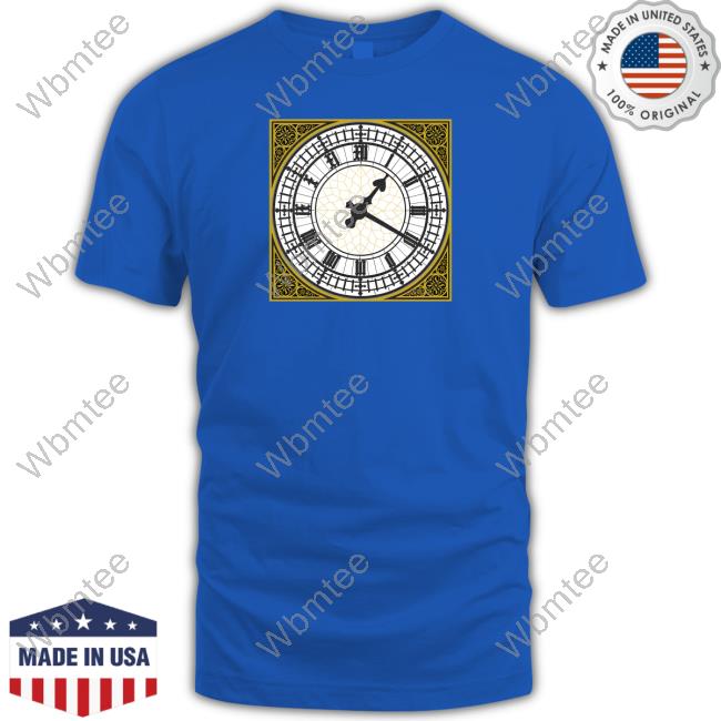 Official Obvious Shirts Big Ben 1:20 Clock Shirt Official Obvious Shirts Big Ben 1:20 Clock Shirt