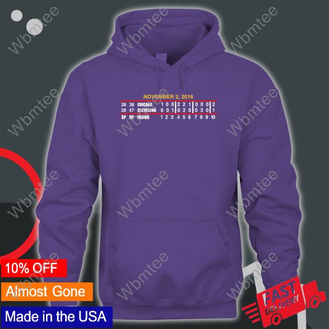 Official Game 7 Scoreboard Tee Shirt Official Game 7 Scoreboard Tee Shirt