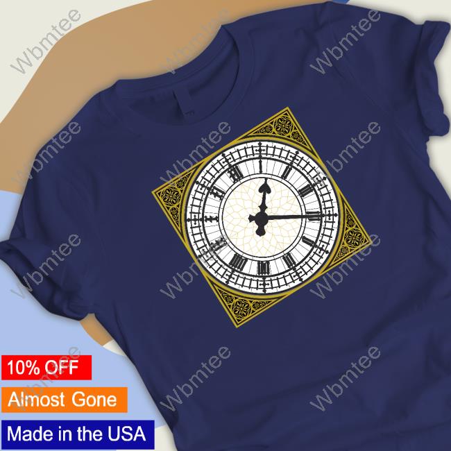 Official Obvious Shirts Big Ben 1:20 Clock Shirt Official Obvious Shirts Big Ben 1:20 Clock Shirt