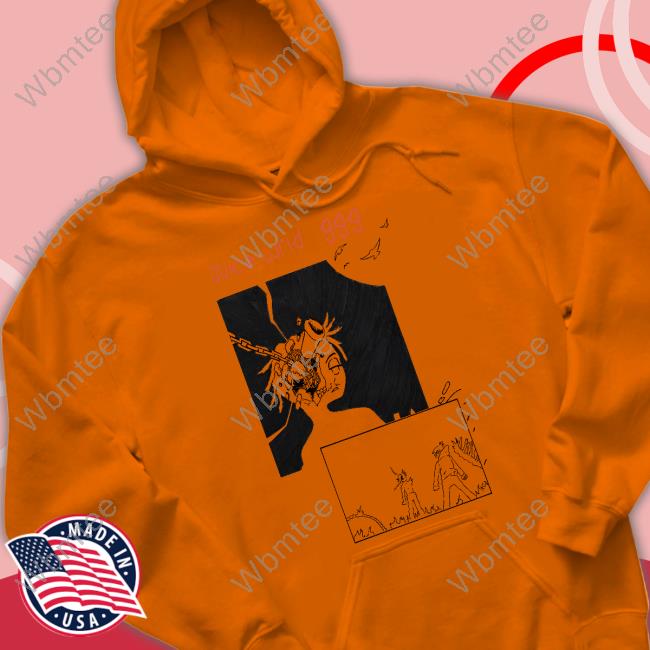 Juice wrld orange clearance hoodie