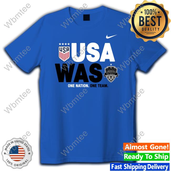Ussoccer Merch Washington Spirit Uswnt Usa Was One Nation One Team Tee