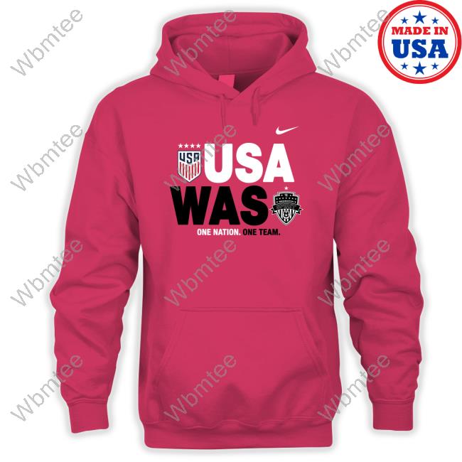 Ussoccer Merch Washington Spirit Uswnt Usa Was One Nation One Team Tee