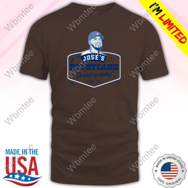 Official Apollohou Store José's Rbi Steaks Served Up Daily Tee Official Apollohou Store José's Rbi Steaks Served Up Daily Tee