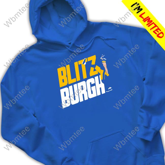 Aj Burnett Wearing Blitz Burgh shirt, hoodie, longsleeve