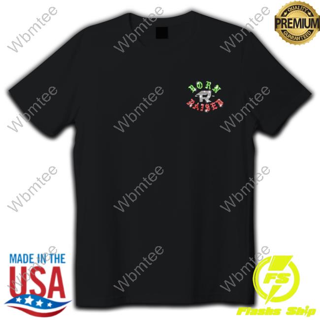 Official Born X Raised + Fuerza Regida Rocker Tee Shirt BornxRaised Official Born X Raised + Fuerza Regida Rocker Tee Shirt BornxRaised