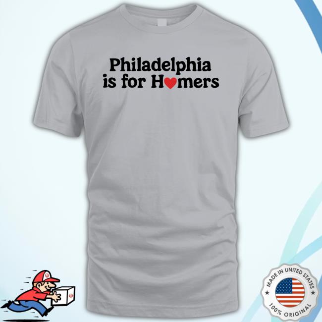 Philadelphia Is For Homers Charlie Manuel MLB Essentials T-Shirt - Masteez