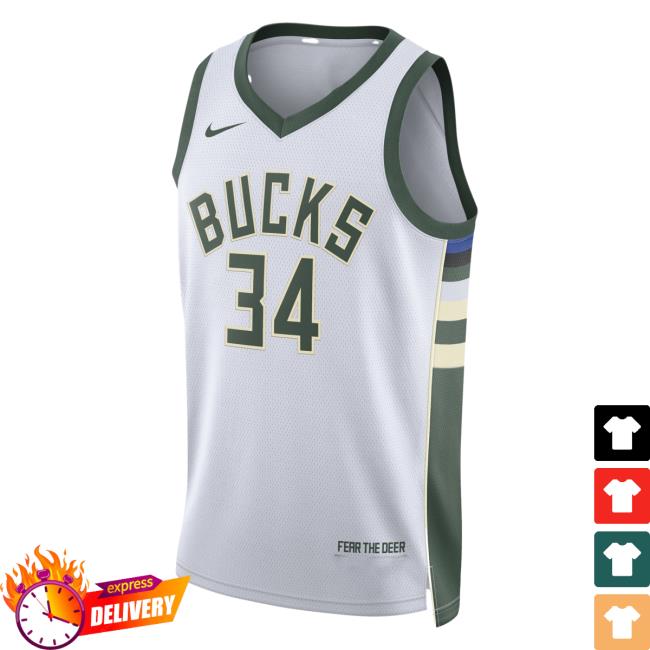 Official Moda3 Nike Bucks Giannis '22-23 Icon Edition Swingman Jersey Tank  Hot Shirt - WBMTEE