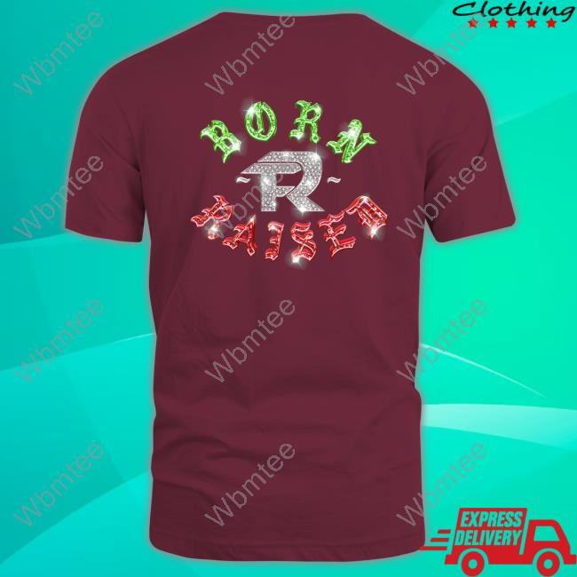 Official Born X Raised + Fuerza Regida Rocker Tee Shirt BornxRaised Official Born X Raised + Fuerza Regida Rocker Tee Shirt BornxRaised
