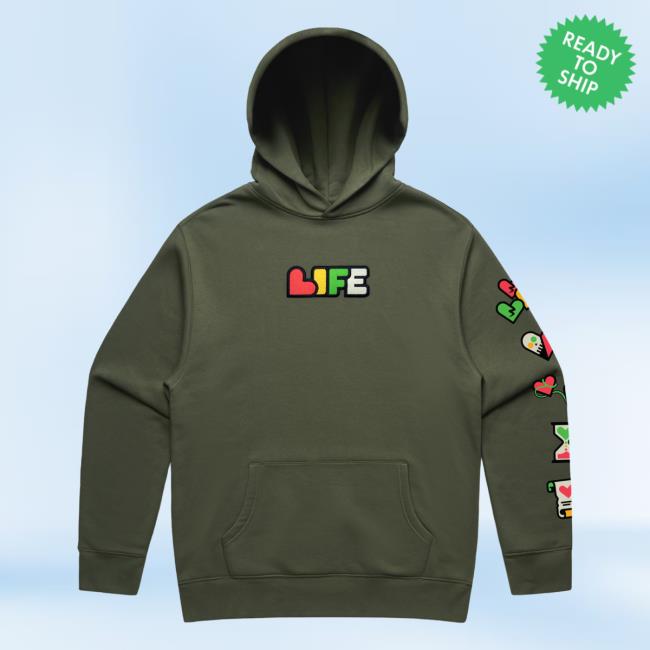 Life Series Merch Life Series Pullover Sweatshirt Life Series Merch Life Series Pullover Sweatshirt