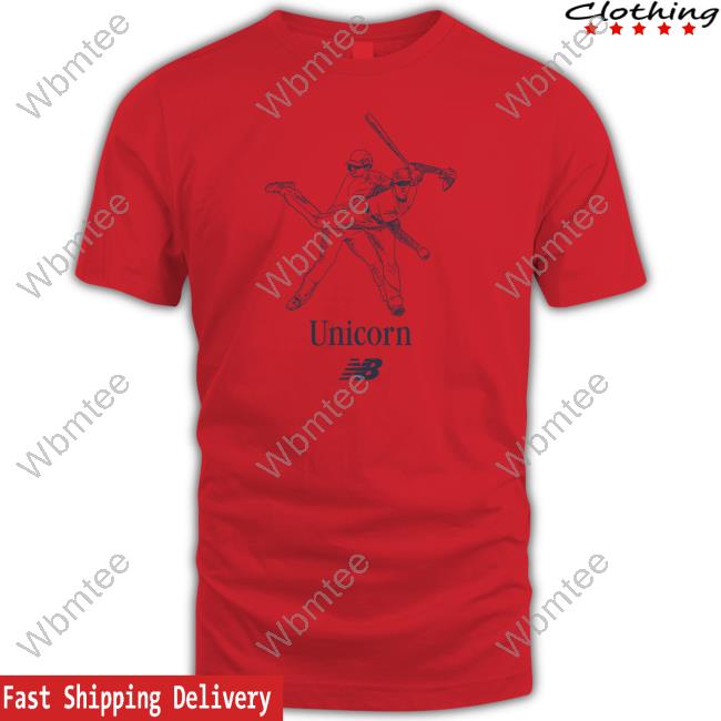 New Balance Merch Shohei Ohtani Unicorn Red Tee New Balance Merch Shohei Ohtani Unicorn Red Tee