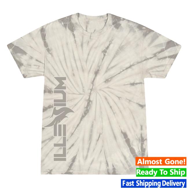 Illenium Merch Logo Cream Tie Dye Shirt Illenium Merch Logo Cream Tie Dye Shirt