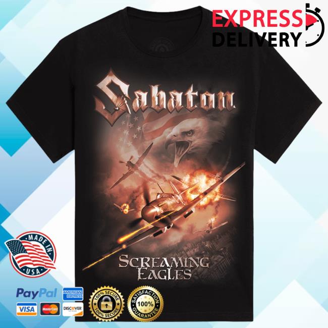 Official Sabaton Screaming Eagles Shirt Official Sabaton Screaming Eagles Shirt