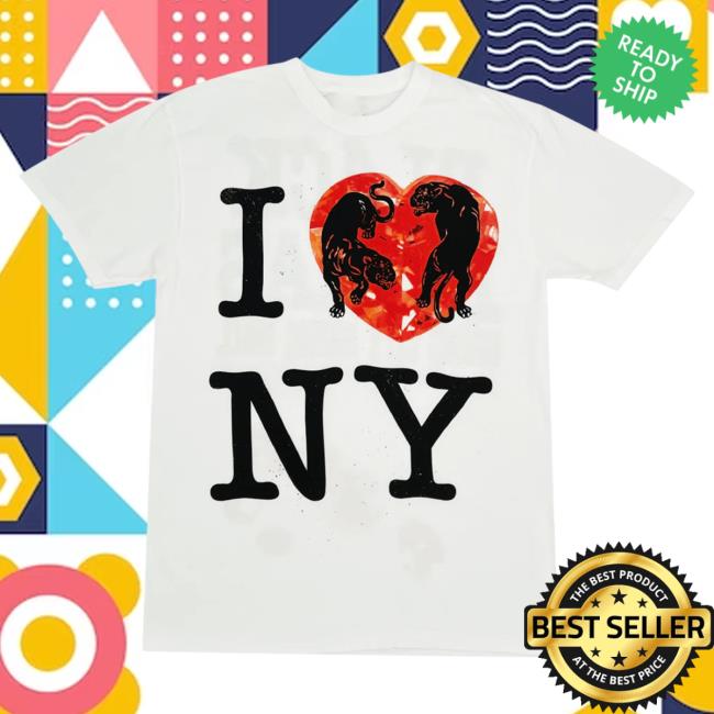Official Hello Merch Black Pumas I Love Ny Tee HelloMerch Official Hello Merch Black Pumas I Love Ny Tee HelloMerch