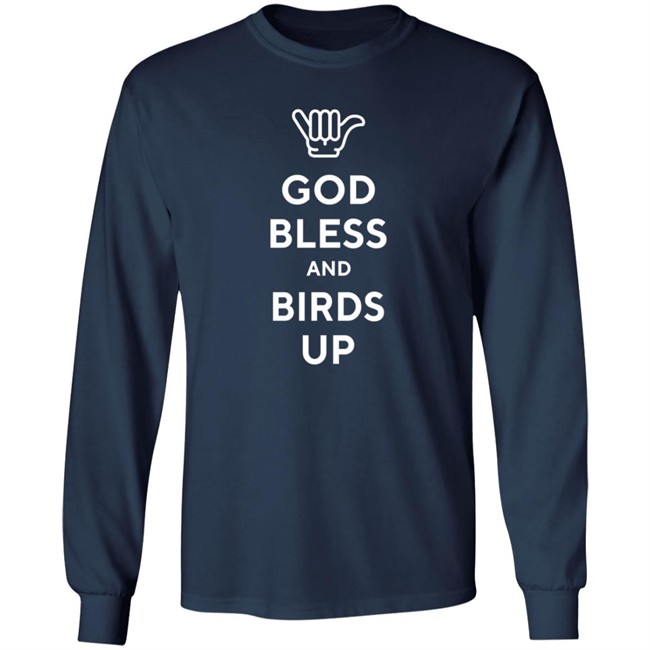 Alamodome Audible God Bless And Birds Up T Shirt Bootleg Alamodome Audible God Bless And Birds Up T Shirt Bootleg