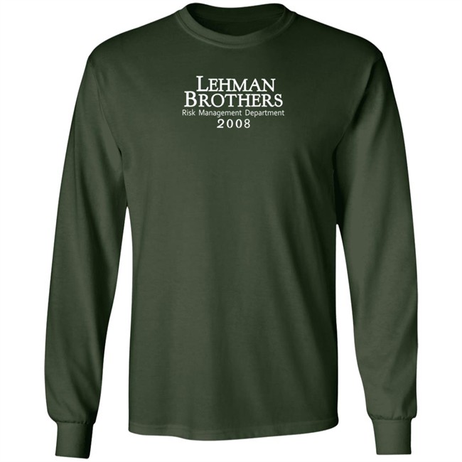 Lehman Brothers Risk Management Department 2008 Shirt Ogpasha Lehman Brothers Risk Management Department 2008 Shirt Ogpasha