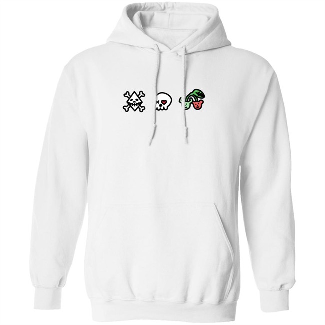 CryptoMories Famorie Gift Shop Three Logos Hoodie Sweatshirt Pom Morie