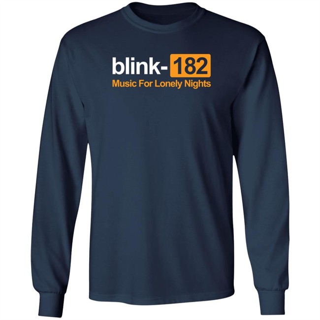 Blink 182 Merch Music For Lonely Nights Pullover Hoodie Blink 182 Merch Music For Lonely Nights Pullover Hoodie