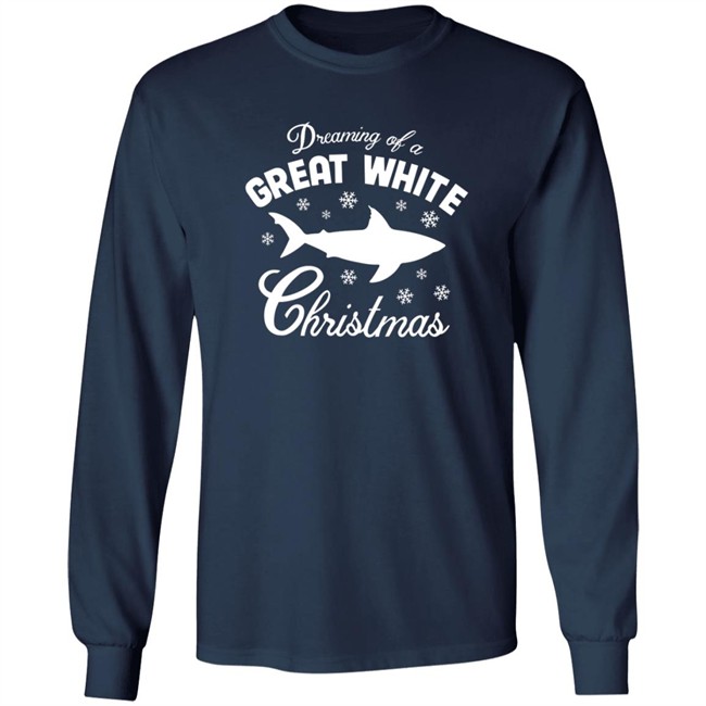 Nigel K Ocearch Dreaming Of A Great White Shark Christmas Shirt Nigel K Ocearch Dreaming Of A Great White Shark Christmas Shirt