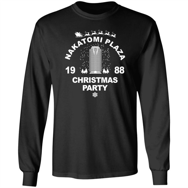 TeePowers Nakatomi Plaza Christmas Party 1988 Pop Culture Shirt TeePowers Nakatomi Plaza Christmas Party 1988 Pop Culture Shirt