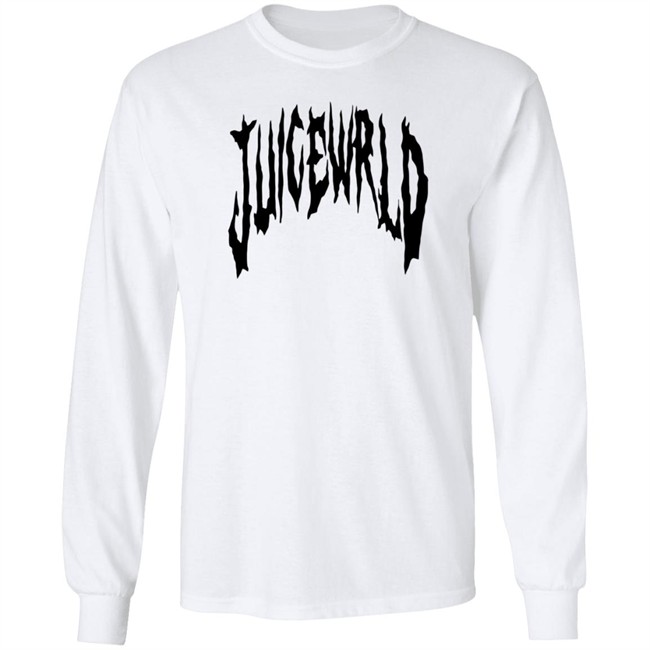 999 Merch Juice Wrld Shirt In White 999 Merch Juice Wrld Shirt In White