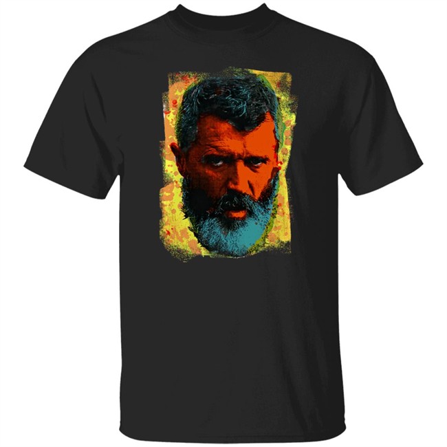 Ian Wright Roy Keane In Colour T Shirt