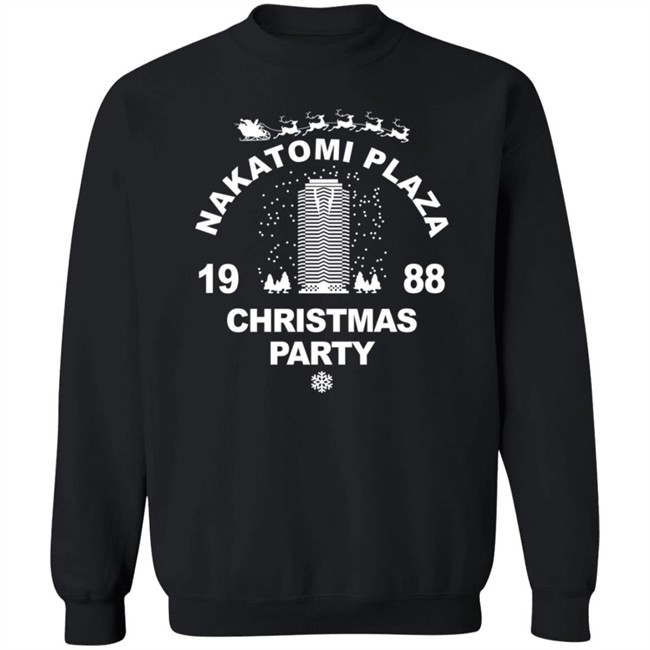 TeePowers Nakatomi Plaza Christmas Party 1988 Pop Culture Shirt TeePowers Nakatomi Plaza Christmas Party 1988 Pop Culture Shirt