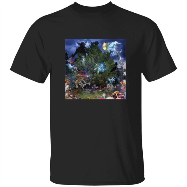 100 Gecs Merch COVER ART TEE & 1000 GECS AND THE TREE OF CLUES VINYL (RED & GREEN SPLATTER)