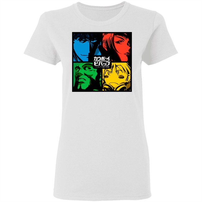 Cowboy Bebop Shirt Cowboy Bebop Tributo En VIVO White T Shirts Cowboy Bebop Shirt Cowboy Bebop Tributo En VIVO White T Shirts