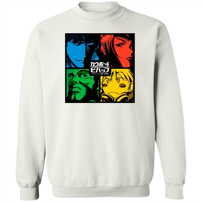 Cowboy Bebop Shirt Cowboy Bebop Tributo En VIVO White T Shirts Cowboy Bebop Shirt Cowboy Bebop Tributo En VIVO White T Shirts