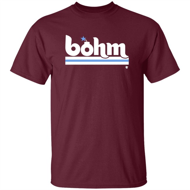 Breaking T Bohm Bomb T Shirt Alec Bohm Bomb Breaking T Shirt