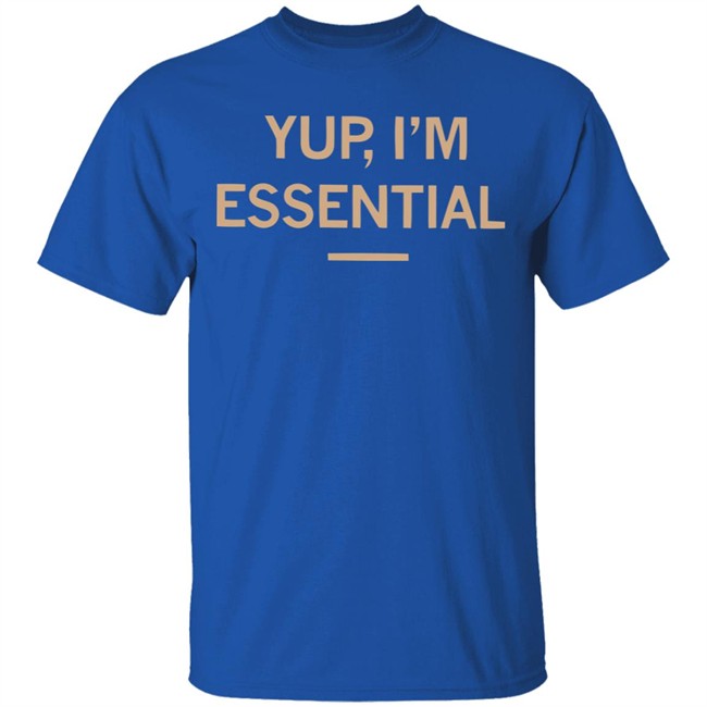 Meowyteeshirts-Yup I’m Essential Official T-Shirt Black Shirt Meowyteeshirts-Yup I’m Essential Official T-Shirt Black Shirt