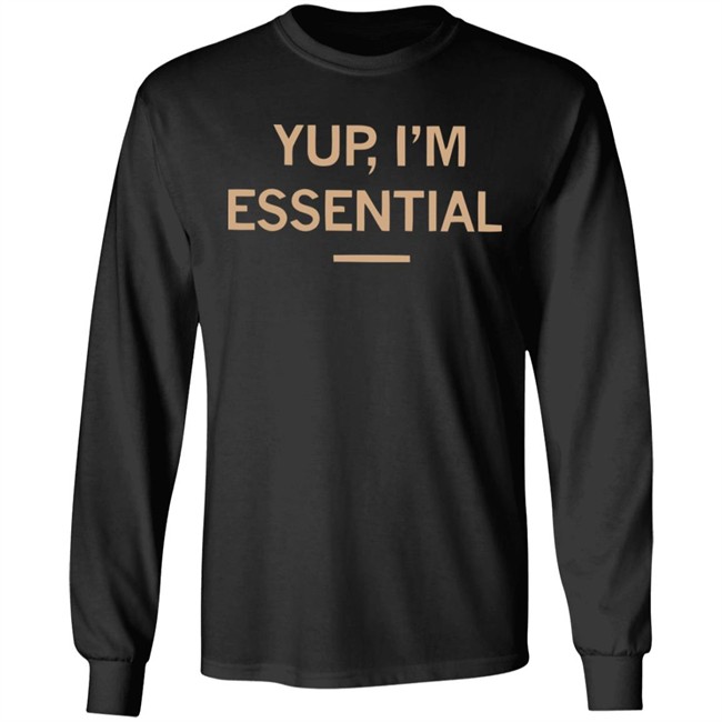 Meowyteeshirts-Yup I’m Essential Official T-Shirt Black Shirt Meowyteeshirts-Yup I’m Essential Official T-Shirt Black Shirt