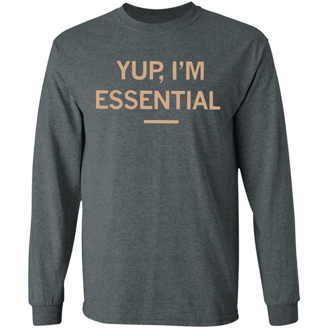 Meowyteeshirts-Yup I’m Essential Official T-Shirt Black Shirt Meowyteeshirts-Yup I’m Essential Official T-Shirt Black Shirt