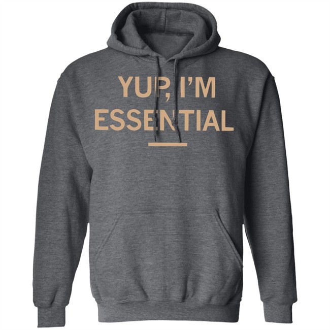 Meowyteeshirts-Yup I’m Essential Official T-Shirt Black Shirt Meowyteeshirts-Yup I’m Essential Official T-Shirt Black Shirt