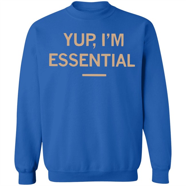 Meowyteeshirts-Yup I’m Essential Official T-Shirt Black Shirt Meowyteeshirts-Yup I’m Essential Official T-Shirt Black Shirt