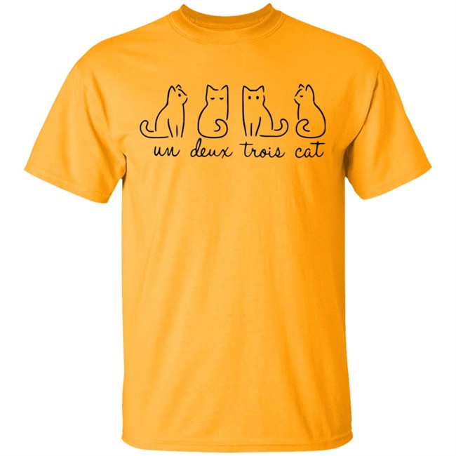 NWOT Un Deux Trois Cat Bright Yellow Sweatshirt NWOT Un Deux Trois Cat Bright Yellow Sweatshirt