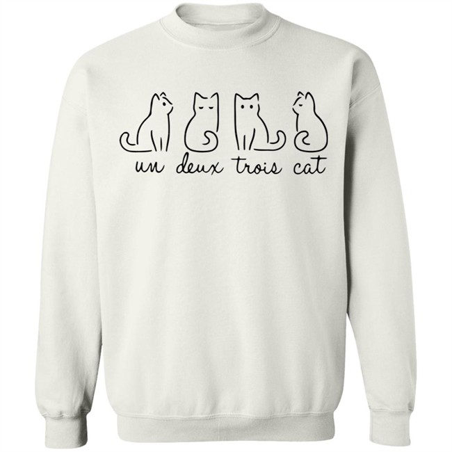 NWOT Un Deux Trois Cat Bright Yellow Sweatshirt NWOT Un Deux Trois Cat Bright Yellow Sweatshirt