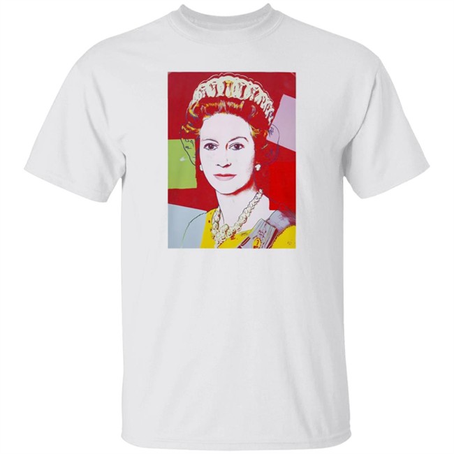 Andy Warhol Queen Elizabeth England Pop Art 60s Shirt