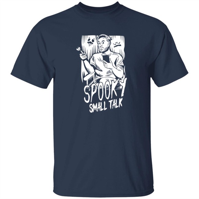 Gianthugs Merch WATCHER ENTERTAINMENT Spooky Small Talk - The Host GLOWS IN THE DARK Shirt Gianthugs Merch WATCHER ENTERTAINMENT Spooky Small Talk - The Host GLOWS IN THE DARK Shirt