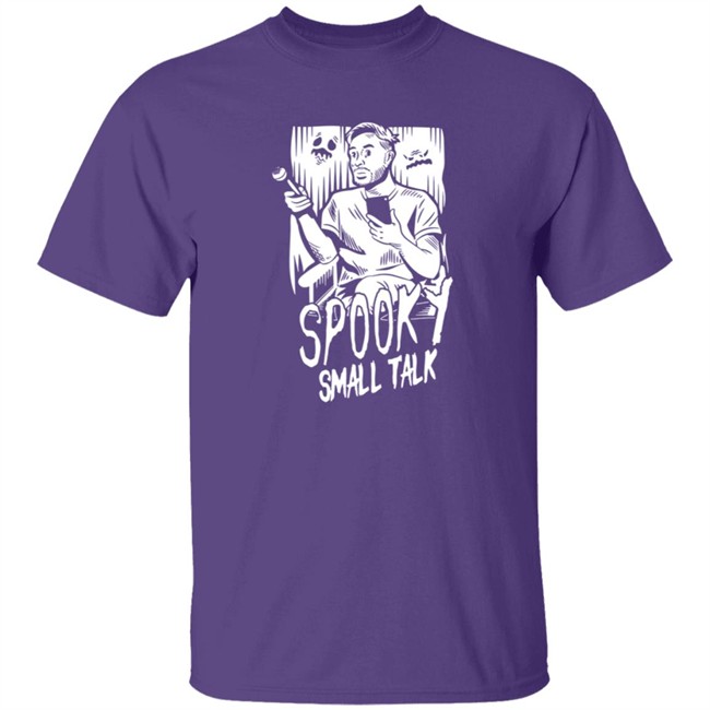 Gianthugs Merch WATCHER ENTERTAINMENT Spooky Small Talk - The Host GLOWS IN THE DARK Shirt Gianthugs Merch WATCHER ENTERTAINMENT Spooky Small Talk - The Host GLOWS IN THE DARK Shirt
